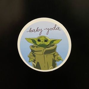 “baby yoda” Sticker